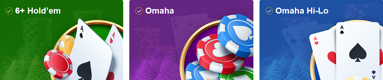 Red Star Poker game selection in client